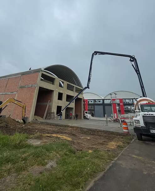 Proyecto de construcción industrial ejecutado